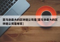 亚马逊最大的区块链公司是[亚马逊最大的区块链公司是哪家]